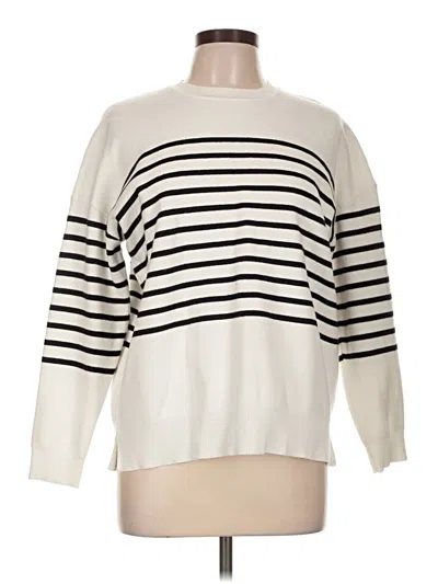 Pre-owned Zeagoo Pullover Sweater In Ivory
