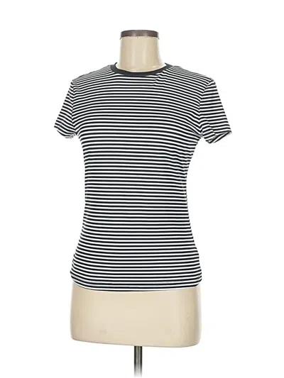 Pre-owned Zeagoo Short Sleeve T-shirt In White