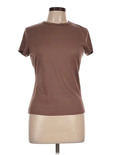 Pre-owned Zeagoo Short Sleeve T-shirt In Brown