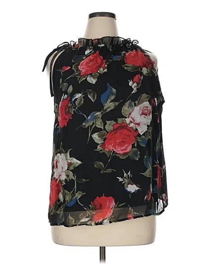 Pre-owned Zeagoo Sleeveless Blouse In Black