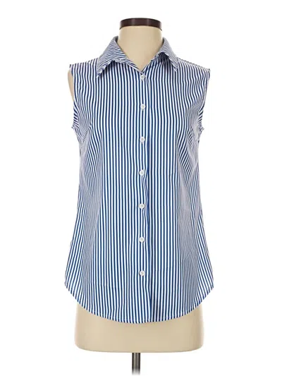 Pre-owned Zeagoo Sleeveless Blouse In Blue