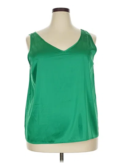 Pre-owned Zeagoo Sleeveless Blouse In Green