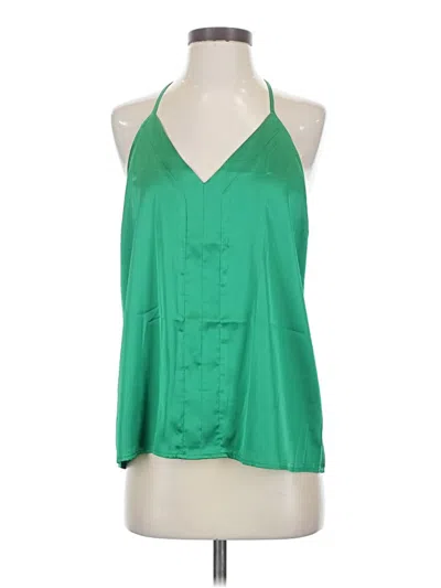 Pre-owned Zeagoo Sleeveless Blouse In Green