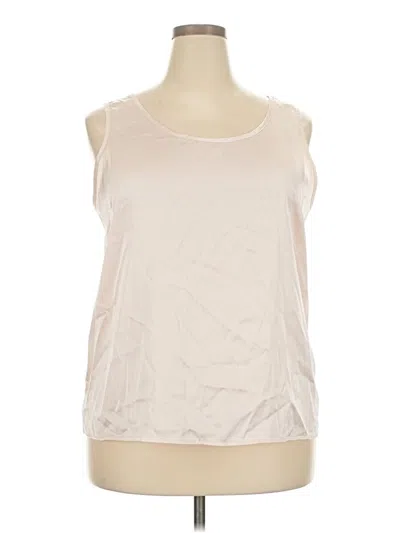 Pre-owned Zeagoo Sleeveless Blouse In Ivory