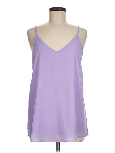 Pre-owned Zeagoo Sleeveless Blouse In Purple
