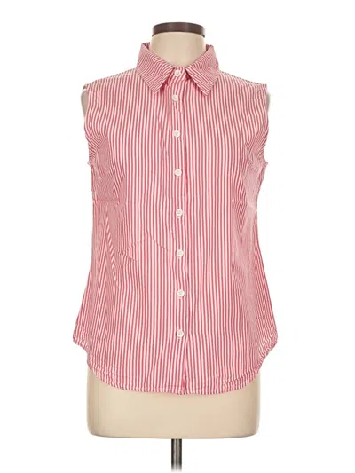 Pre-owned Zeagoo Sleeveless Blouse In Red