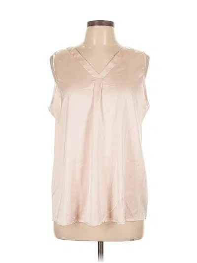 Pre-owned Zeagoo Sleeveless Blouse In White