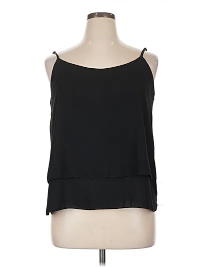 Pre-owned Zeagoo Sleeveless Top Black Halter Neckline Tops