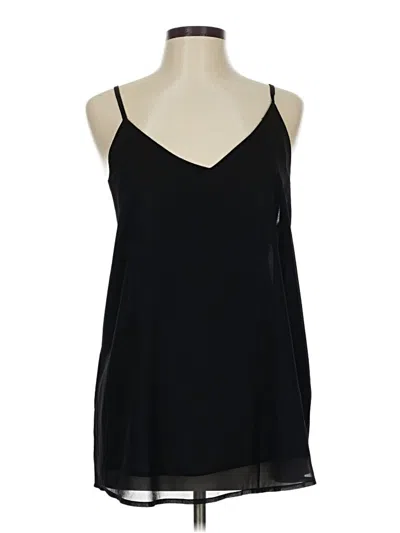 Pre-owned Zeagoo Sleeveless Top Black Halter Neckline Tops