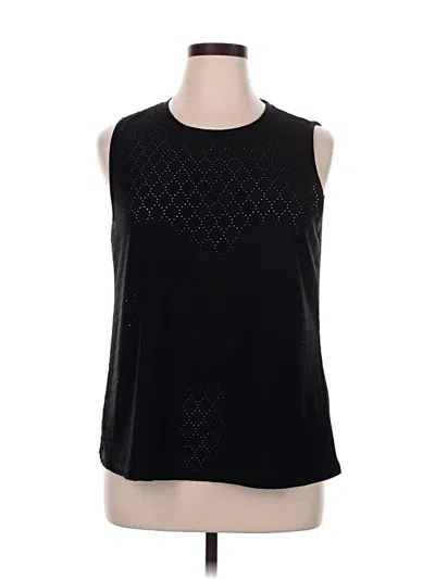 Pre-owned Zeagoo Sleeveless Top Black Keyhole Neckline Tops