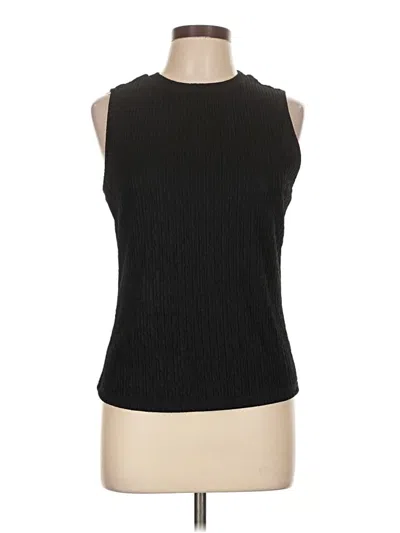Pre-owned Zeagoo Sleeveless T-shirt In Black