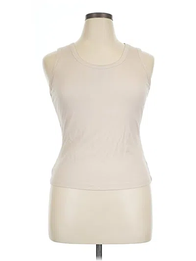 Pre-owned Zeagoo Sleeveless T-shirt In Ivory