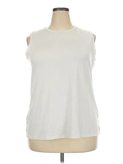 Pre-owned Zeagoo Sleeveless T-shirt In Ivory