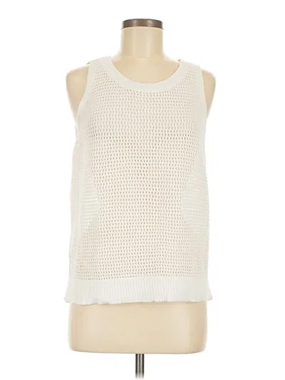 Pre-owned Zeagoo Sweater Vest In White