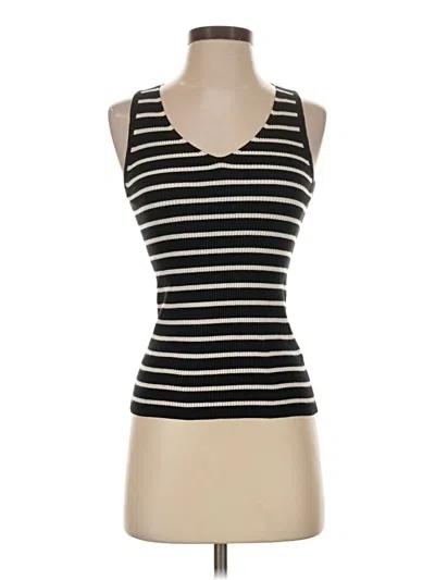 Pre-owned Zeagoo Tank Top Black Strapless Neckline Tops