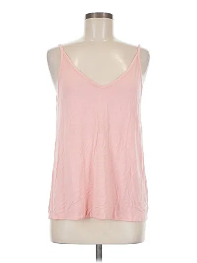Pre-owned Zeagoo Tank Top Pink Halter Neckline Tops