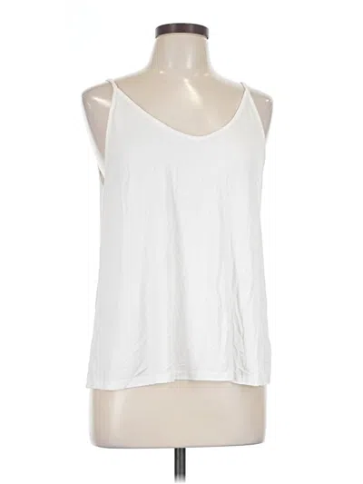 Pre-owned Zeagoo Tank Top White Halter Neckline Tops