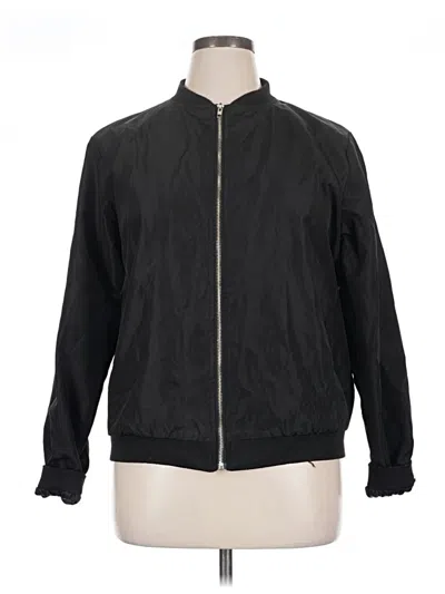 Pre-owned Zeagoo Track Jacket In Black