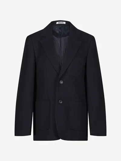Zeco Schoolwear Kids'  Boys School Eco-blazer In Black