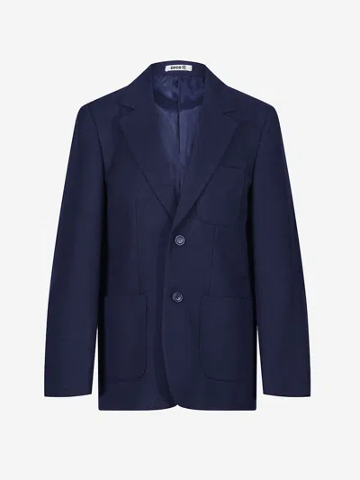 Zeco Schoolwear Kids'  Boys School Eco-blazer In Blue