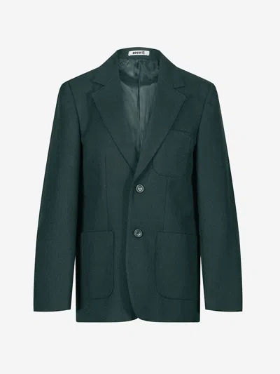 Zeco Schoolwear Kids'  Boys School Eco-blazer In Green
