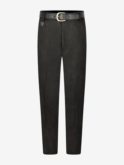 Zeco Schoolwear Babies'  Boys School Senior Standard Fit Trousers - Long Leg In Grey