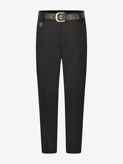 Zeco Schoolwear Babies'  Boys School Senior Standard Fit Trousers - Regular Leg In Black