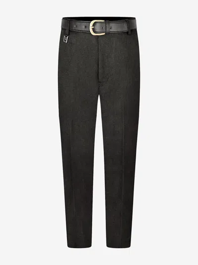 Zeco Schoolwear Babies'  Boys School Senior Standard Fit Trousers - Regular Leg In Grey