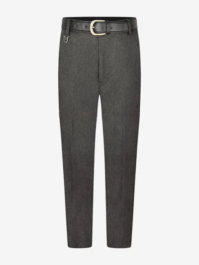 Zeco Schoolwear Babies'  Boys School Senior Standard Fit Trousers - Regular Leg In Grey