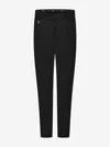 Zeco Schoolwear Boys School Slim Fit Long Leg Trousers In Black