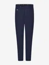 Zeco Schoolwear Boys School Slim Fit Long Leg Trousers In Blue