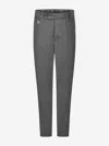 Zeco Schoolwear Boys School Slim Fit Long Leg Trousers In Grey