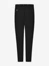 Zeco Schoolwear Boys School Slim Fit Regular Leg Trousers In Black