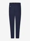Zeco Schoolwear Boys School Slim Fit Regular Leg Trousers In Blue