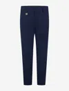 Zeco Schoolwear Boys School Slim Fit Trousers In Blue