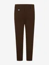 Zeco Schoolwear Boys School Slim Fit Trousers In Brown