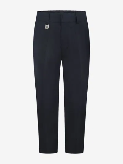 Zeco Schoolwear Babies'  Boys School Sturdy Fit Trousers In Blue