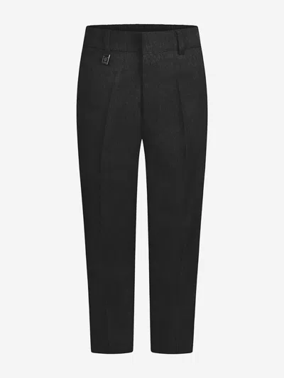 Zeco Schoolwear Babies'  Boys School Sturdy Fit Trousers In Grey