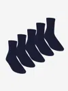 Zeco Schoolwear Boys School Turnover Top Socks In Blue