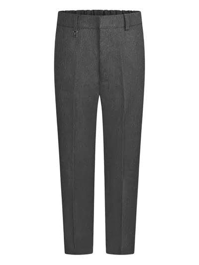 Zeco Schoolwear Kids' Elastic-waist Pants In Gray