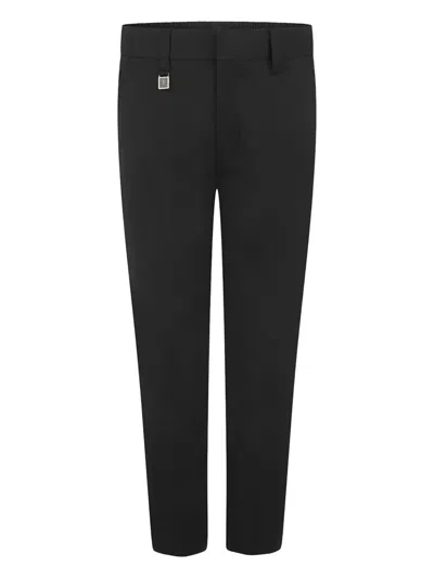 Zeco Schoolwear Kids' Elastic-waistband Pants In Black