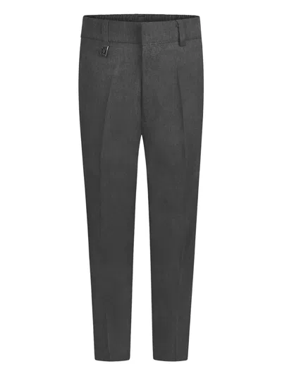 Zeco Schoolwear Kids' Elastic-waistband Trousers In Black