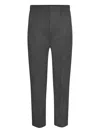 Zeco Schoolwear Elasticated Trousers In Gray