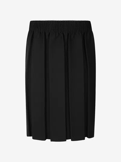 Zeco Schoolwear Kids'  Girls School Box Pleat Skirt In Black