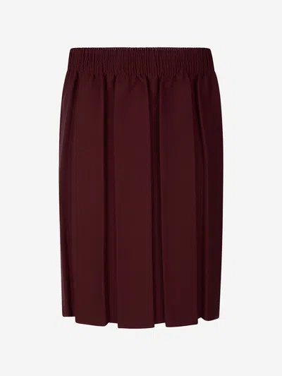 Zeco Schoolwear Kids'  Girls School Box Pleat Skirt In Purple