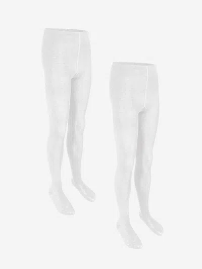 Zeco Schoolwear Babies'  Girls School Cotton Tights In White