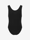 Zeco Schoolwear Girls School Elastane Swimming Costume In Black