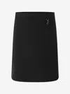 Zeco Schoolwear Girls School Lycra Heart Skirt In Black