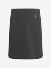 Zeco Schoolwear Girls School Lycra Heart Skirt In Grey