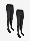Zeco Schoolwear Girls School Opaque Tights In Black